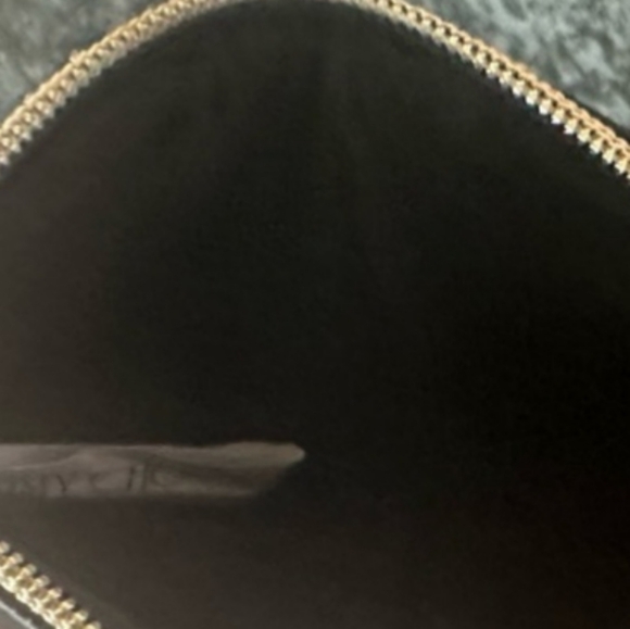 JIMMY CHOO Black Sparlky Bling Wallet Credit Card Holder NEW in package 5"x3" - Picture 5 of 12